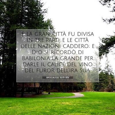 Apocalisse 16:19 Versetto della Bibbia Spiegato