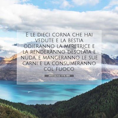 Apocalisse 17:16 Versetto della Bibbia Spiegato