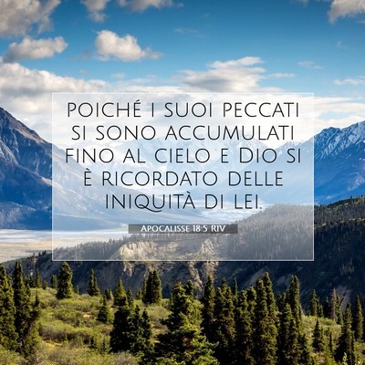 Apocalisse 18:5 Versetto della Bibbia Spiegato