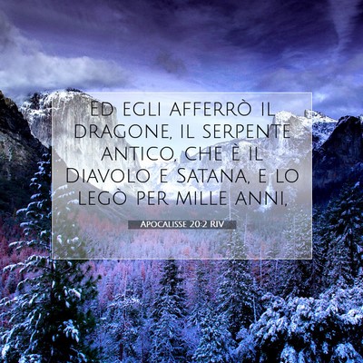 Apocalisse 20:2 Versetto della Bibbia Spiegato